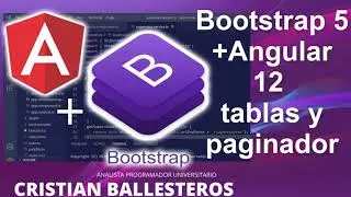 Bootstrap 5 + Angular 12 tablas y paginador PARTE 1/2