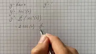 Second derivatives Find y'' for the following functions. y = \tan x | Plainmath