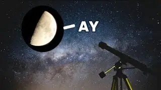 ay'a zoom yaptım, neler gördüm?
