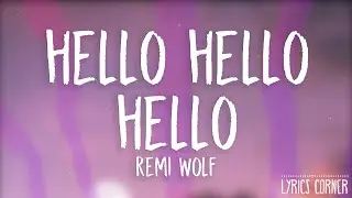 Remi Wolf - Hello Hello Hello (Lyrics / Lyrics Video) // #vevoCertified //#trending