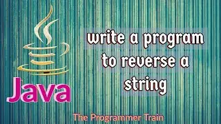 Program to print reverse string | interview question | coding round