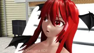Koakuma tempted by the Devil (Touhou MMD)