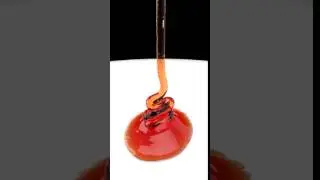 FLIP Fluid Viscosity - Buckling Honey