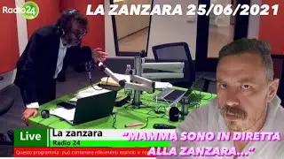 Listener insults Gottardo's mother, who then calls him live on air | LA ZANZARA 6/25/2021