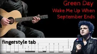 Wake Me Up When September Ends EASY Fingerstyle Tab - Green Day