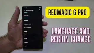 Nubia RedMagic 6 Pro LANGUAGE And REGION Change