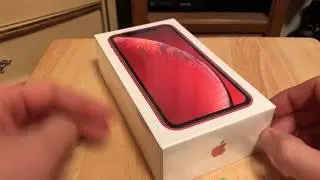 Unboxing The Product Red iPhone XR