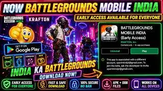 EARLY ACCESS OF BATTLEGROUNDS MOBILE INDIA FOR EVERYONE (BECOME A BETA TESTER) DATA TRANSFER BGMI 🤩
