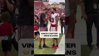 All we see are a couple of 🐐s #buccaneers #nfl #mikeevans #vincecarter #nba #football #basketball