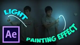 Светопись эффект в After Effects / Light Painting Effect в After Effects