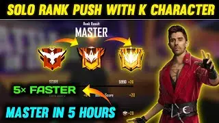 Rank Up Fast Hindi Solo || Solo Rank Push Tips And Tricks || How To Push Grandmaster In Free Fire