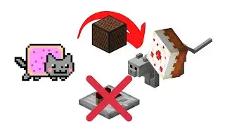 FNF | How to make Nyan Cat in Minecraft Note Block without Redstone repeater
