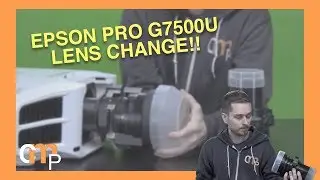New Lens! Epson Pro G7500U Lens Change - Short Throw