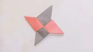 How to Make a Naruto Shuriken From Paper | Origami Ninja Star | Paper Shuriken