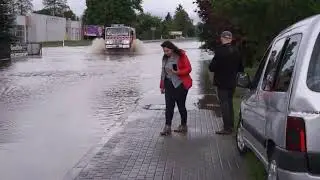 Woda zalała krajową 