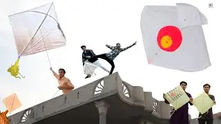 Big Gudda Vs Big Plastic bag Kite Make | Challenge Plastic bag Kite