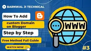 how to add custom domain to blogger 2022 | blogger me custom domain