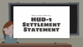 Your HUD-1 Settlement Statement