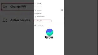 groww app pin kaise change kare how change groww app pin 