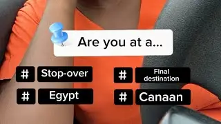 Are you at a #Stop #Egypt or your #FinalDestination #Canaan | Bible Study with Dr. Ifedayo