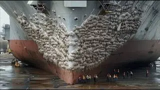 Aircraft Carrier Building & Maintenance Process Explains Why American Always Dominated The Oceans