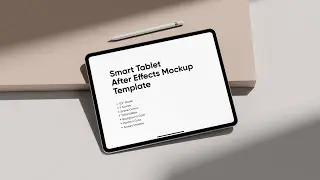 iPad Pro Screen Mockup Template | After Effects