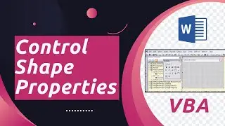 MS Word Shapes | Color change VBA