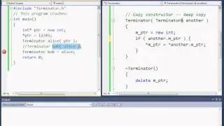 C++ class copy constructor Part 5
