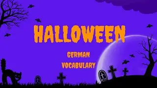 Halloween vocabulary in German