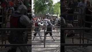 Spin Move BUT He Got the SMACKDOWN at the End #buhurt #medievalmma #medievalcombat