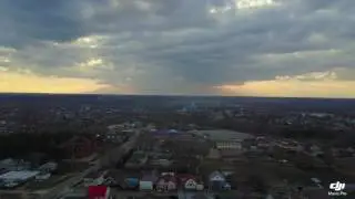 Полет над Задонском 16.04.2017 DJI  mavic pro