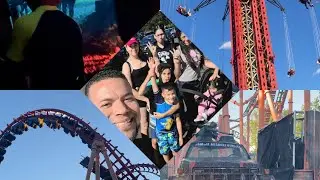 Vlogs!! Un día completo en un parque de diversiones 🎢🎡#sixflags #vlog