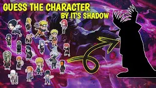 Guess the character by it's shadow || Guess the naruto character