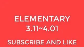 New English File Elementary listening 3.11~4.01