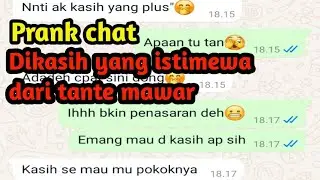 Bocah jangan nonton!!Prank chat wa sama tante mawar