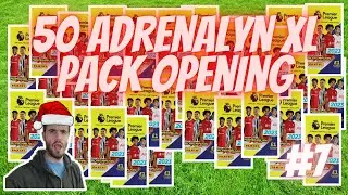 50 ADRENALYN XL PACK OPENING - WE FOUND A GOLDEN BALLER - HUNTING HAALAND!