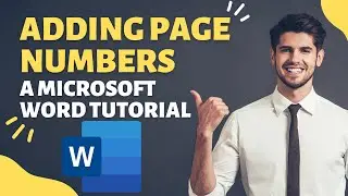 How To Add Page Numbers In Word - FAST Tutorial - Word 2019 - Office 365 - How To Add Numbers
