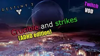 Getting back into destiny 2 again farming some crucible and strikes with comic!