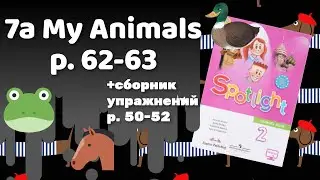 Spotlight 2 / 7a My Animals p.62-63 / Сборник p.50-52