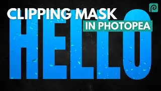 How to Create a Clipping Mask in Photopea (Beginner Tutorial)