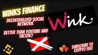 WINKS FINANCE - first decentralized social network #BSC #blockchain YOUTUBE KILLER?