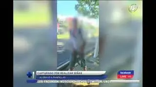 Capturan a un hombre acusado de realizar señas alusivas a pandillas a transportistas
