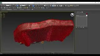 3ds Max using pflow Box#2 for Cloth simulation