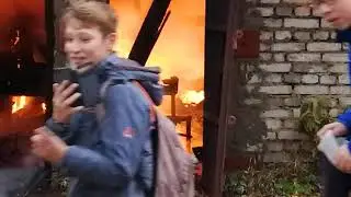 Пожар пр. Дзержинского, 9