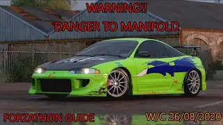 Forza Horizon 4 - Forzathon Guide 'Warning!! Danger To Manifold' Showoff Skill Guide