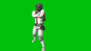 PUBG Dance green screen free to use
