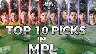 TOP 10 MPL HEROES PICKS IN MLBB