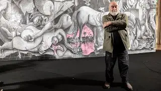 Ercole Pignatelli interpreta Guernica, Milano Palazzo Reale