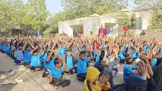 yoga/morning yoga/યોગ//કસરત/શાળા/shala/activity/school activity/શાળા પ્રવુતિ