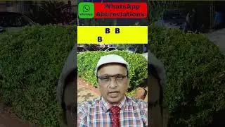 WhatsApp Abbreviations,  WhatsApp Vocabulary,  